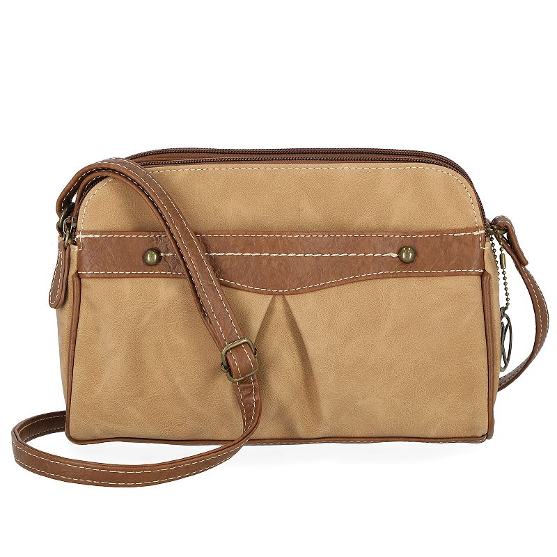 Koltov Windsor Crossbody Bag, Camel