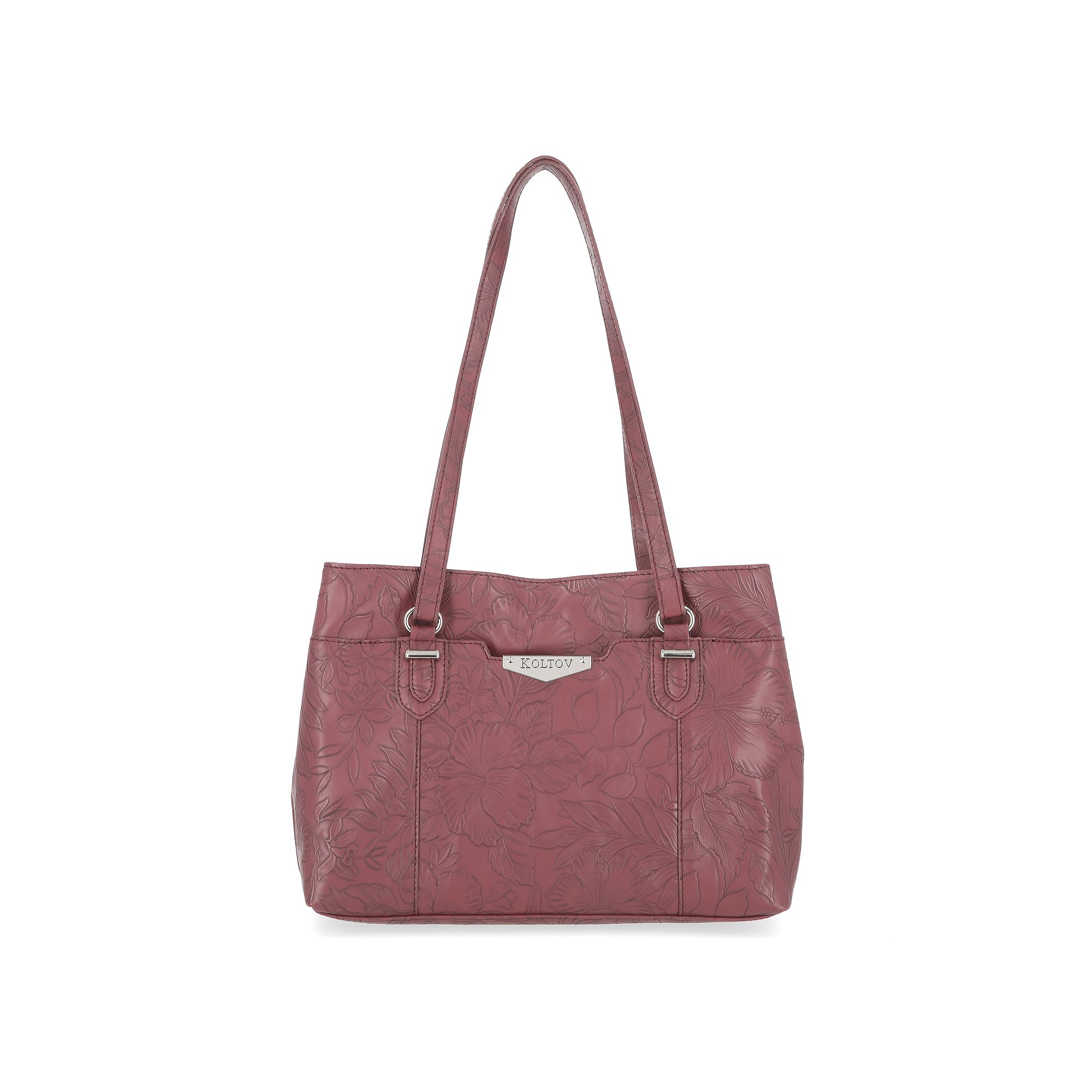 Koltov Denise Shopper Bag, Merlot Devonshire