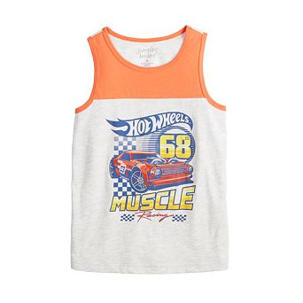 Boys 4-12 Jumping Beans® Hot Wheels Knit Tank Top