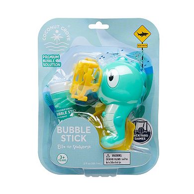 Coconut Grove Bubble Stick - Ella the Seahorse