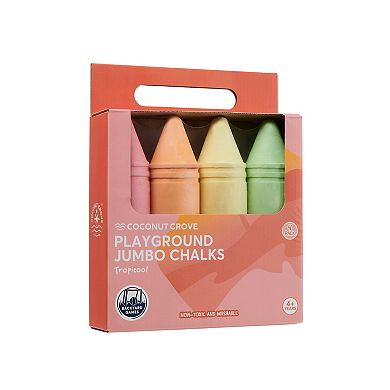 Coconut Grove Playground Jumbo Chalks Tropicool 4-pc. Set