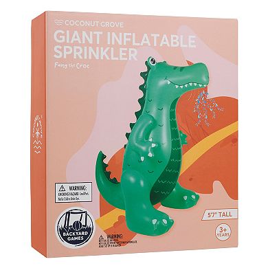 Coconut Grove Giant Inflatable Sprinkler - Fang the Croc