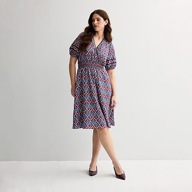 Women's Draper James Short Sleeve Smocked Waist Dress