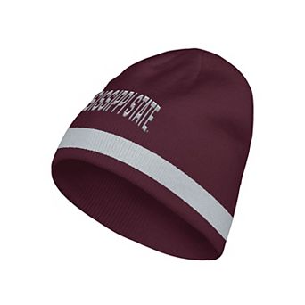 Men's adidas Maroon Mississippi State Bulldogs Wordmark Knit Hat