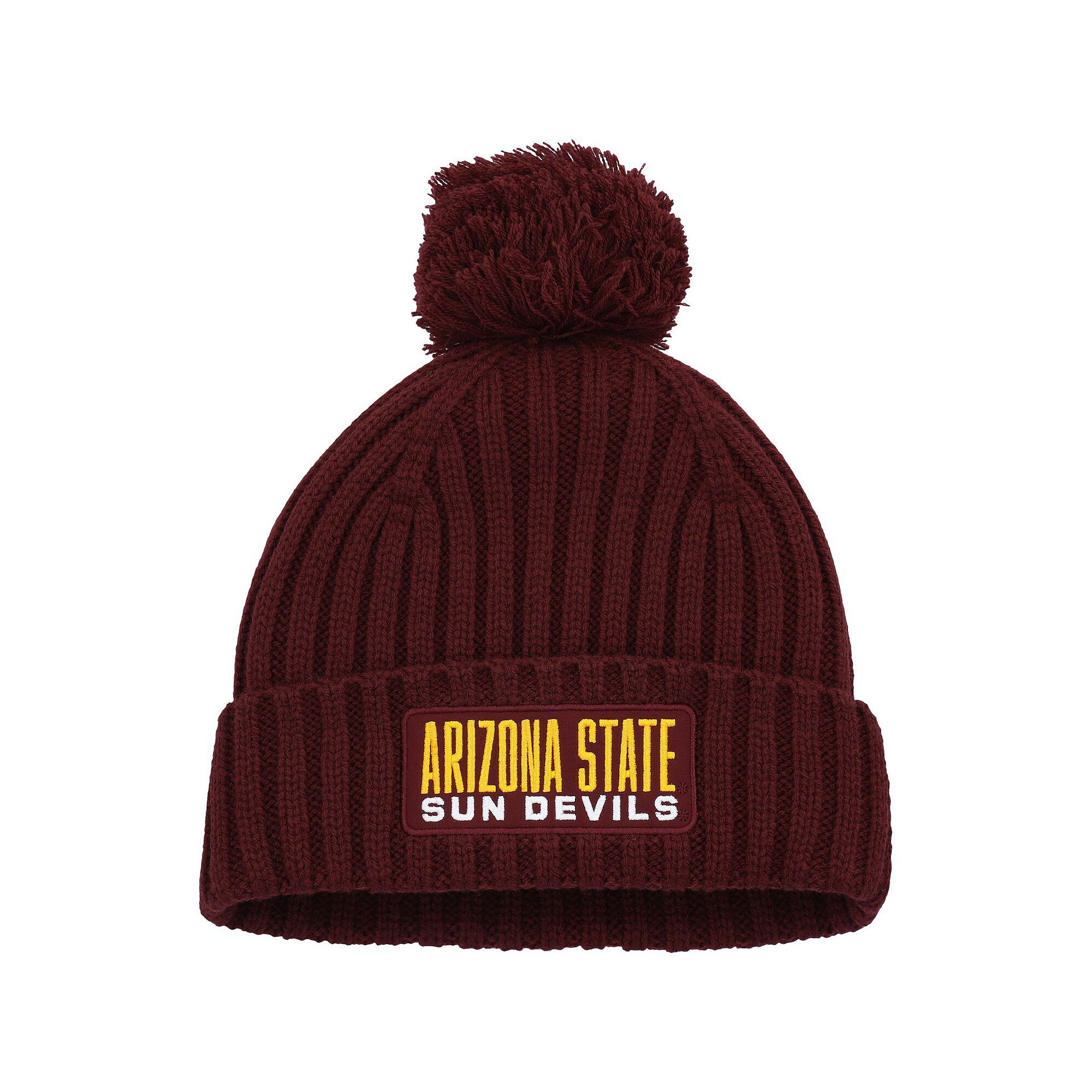 Mens adidas Maroon Arizona State Sun Devils Modern Ribbed Cuffed Knit Hat 