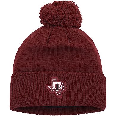Men's adidas Maroon Texas A&M Aggies 2023 Sideline COLD.RDY Cuffed Knit Hat with Pom