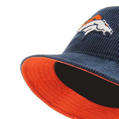 Men's '47 Navy Denver Broncos Thick Cord Bucket Hat