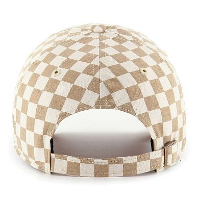 Women's '47 Tan Jacksonville Jaguars Vibe Check Clean Up Adjustable Hat