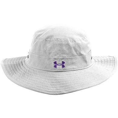Men's Under Armour White Northwestern Wildcats Performance Boonie Bucket Hat