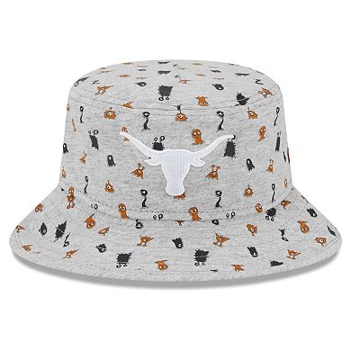 Toddler New Era  Heather Gray Texas Longhorns Critter Bucket Hat