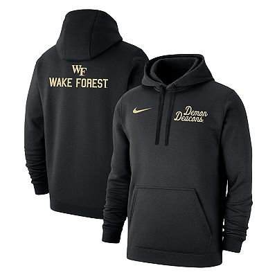 Wake outlets Forest Demon Deacons NCAA Black Nike On Field Pullover Hoodie Mens Large