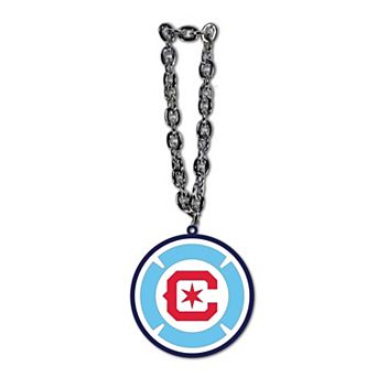 MOJO Chicago Fire Team Logo Fan Chain Necklace