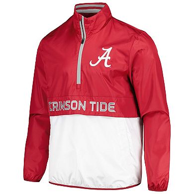 Men's G-III Sports by Carl Banks Crimson Alabama Crimson Tide Cornerman Half-Zip Top