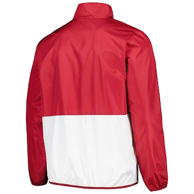 Men's G-III Sports by Carl Banks Crimson Alabama Crimson Tide Cornerman Half-Zip Top