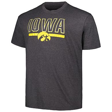 Men's Profile Black Iowa Hawkeyes Big & Tall Team T-Shirt