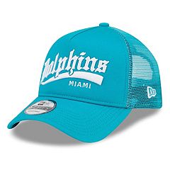 Men's Miami Dolphins New Era Aqua The League Throwback 9FORTY Adjustable Hat