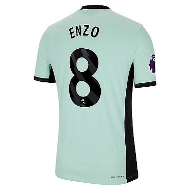 Men's Nike Enzo Fernández Mint Chelsea 2023/24 Third Match Authentic Player Jersey