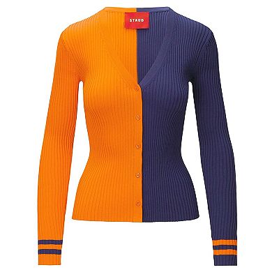 Women's Orange/Navy Denver Broncos Cargo Sweater