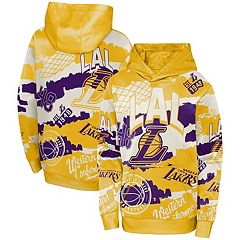 Outerstuff Preschool Gold Los Angeles Lakers Post-Up Full-Zip Hoodie