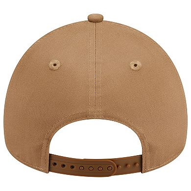 Men's New Era Khaki San Diego Padres A-Frame 9FORTY Adjustable Hat