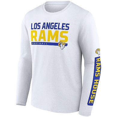 Men's Fanatics Branded Royal/White Los Angeles Rams Two-Pack 2023 Schedule T-Shirt Combo Set