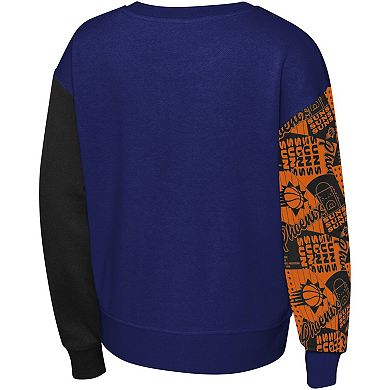 Girls Youth Purple Phoenix Suns Trifecta Pullover Sweatshirt