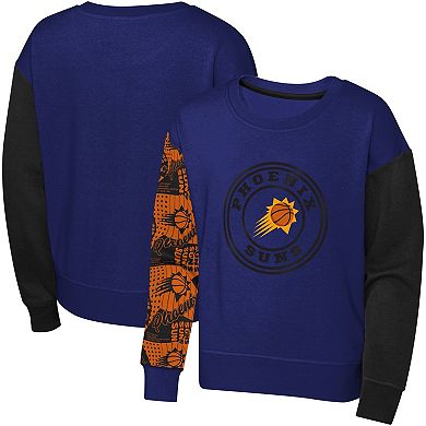 Girls Youth Purple Phoenix Suns Trifecta Pullover Sweatshirt