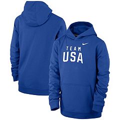 Nike Youth Boys Red Canada Soccer Club Fleece Pullover Hoodie