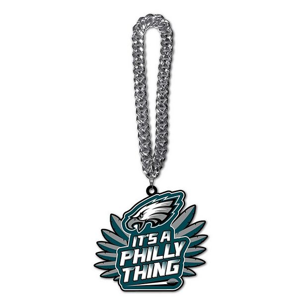 Philadelphia Eagles Pendant, 14K White - The GLD Shop