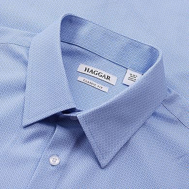 Big & Tall Haggar® Smart Wash® Classic Fit Solid Dress Shirt