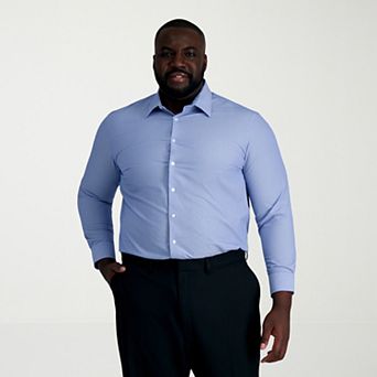 Big & Tall Haggar® Smart Wash® Classic Fit Solid Dress Shirt