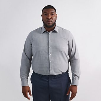Big & Tall Haggar® Smart Wash® Classic Fit Solid Dress Shirt