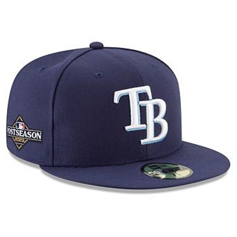Men's New Era Navy Tampa Bay Rays 2023 Postseason 59FIFTY Fitted Hat