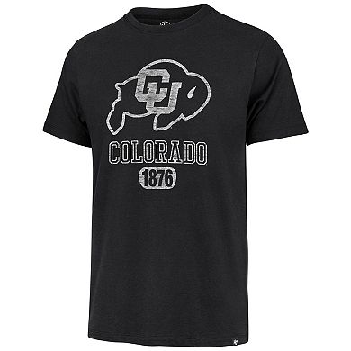 Men's '47 Black Colorado Buffaloes 1876 Primary Logo Franklin T-Shirt