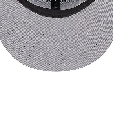 Men's New Era Gray Golden State Warriors Chenille Band 9FIFTY Snapback Hat