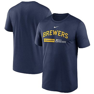 Men's Nike Navy Milwaukee Brewers 2023 Postseason Authentic Collection 