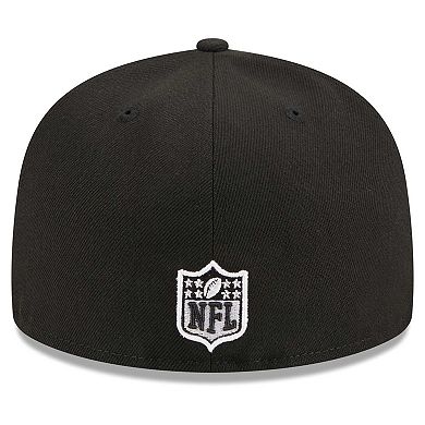 Men's New Era Black New Orleans Saints Main Patch 59FIFTY Fitted Hat