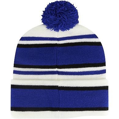 Youth '47  White Kentucky Wildcats Stripling Cuffed Knit Hat with Pom