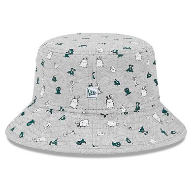 Toddler New Era Heather Gray Michigan State Spartans Critter Bucket Hat