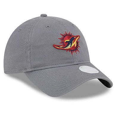 Women's New Era Gray Miami Dolphins Color Pack Multi 9TWENTY Adjustable Hat