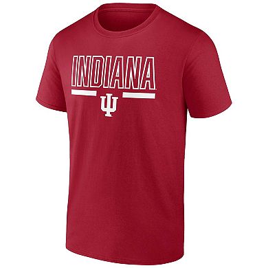 Men's Profile Crimson Indiana Hoosiers Big & Tall Team T-Shirt