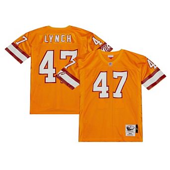 Men's Mitchell & Ness John Lynch Orange Tampa Bay Buccaneers 1993 Authentic Jersey