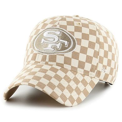 Women's '47 Tan San Francisco 49ers Vibe Check Clean Up Adjustable Hat