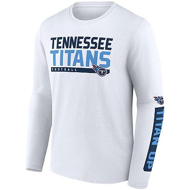 Men's Fanatics Branded Navy/White Tennessee Titans Two-Pack 2023 Schedule T-Shirt Combo Set