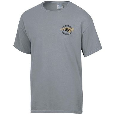 Men's Comfort Wash  Graphite Wake Forest Demon Deacons STATEment T-Shirt