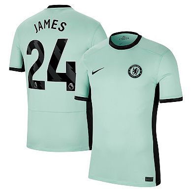Men's Nike Reece James Mint Chelsea 2023/24 Third Stadium Replica Player Jersey