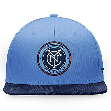 Men's Fanatics Branded Sky Blue New York City FC Iconic Defender Snapback Hat