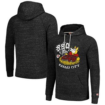 Unisex Homage Charcoal Kansas City Chiefs NFL x Guy Fieriâ€™s Flavortown Tri-Blend Pullover Hoodie