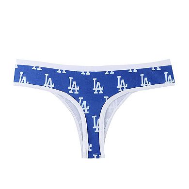 Women's Concepts Sport Royal Los Angeles Dodgers 2-Pack Allover Print Knit Thong Set