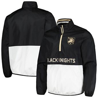 Men's G-III Sports by Carl Banks Black Army Black Knights CornermanÂ Half-Zip Top